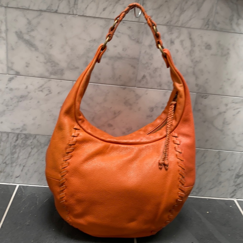 ✨Banana Republic Orange Forte Hobo Bag ✨